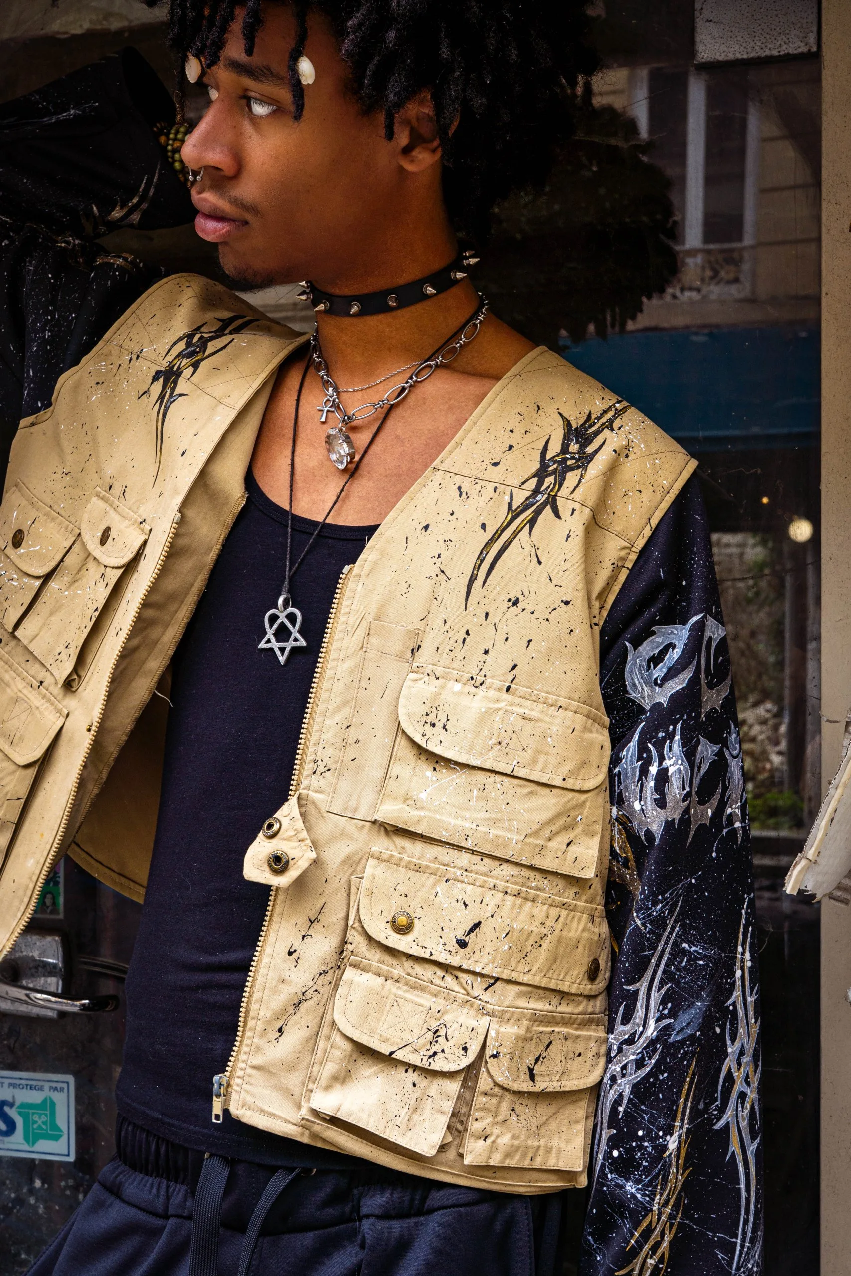 VESTE TACTIQUE WEIRDO, Coupe oversize, ecce OPNI