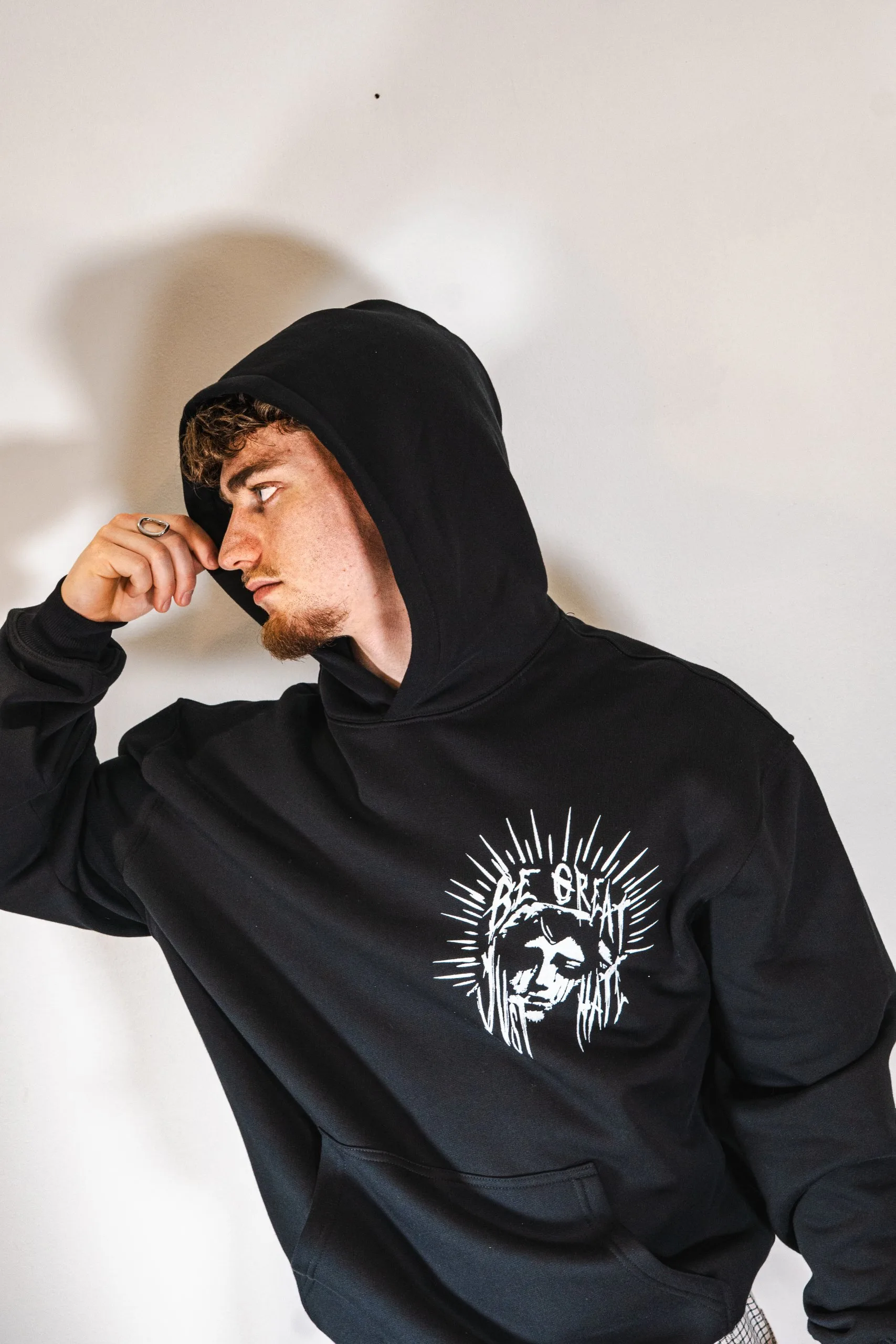 HOODIE BE GREAT, Coupe oversize, ecce OPNI