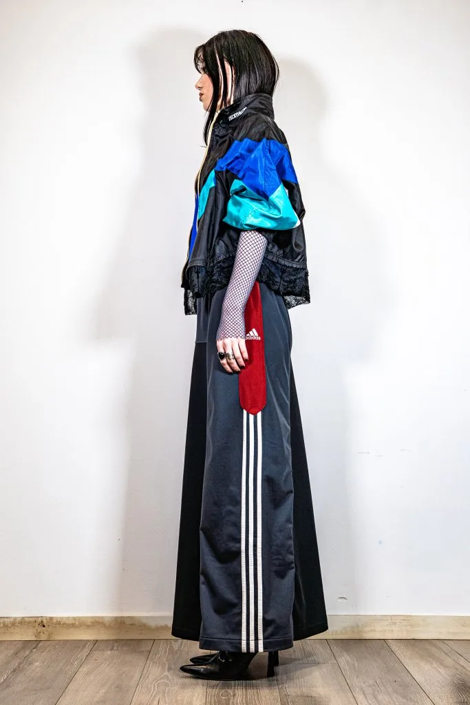 FREAKY BUNNY CROPJACKET, Peinture dos « FREAKY BUNNY », ecce OPNI