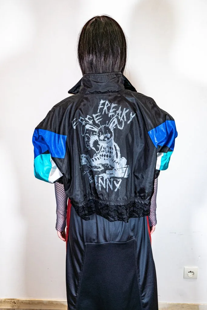 FREAKY BUNNY CROPJACKET, 100 % polyester, ecce OPNI